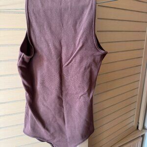 Abercrombie Seamless Rib Fabric Tank Bodysuit
